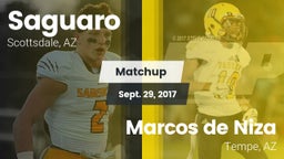Matchup: Saguaro  vs. Marcos de Niza  2017
