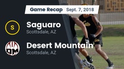 Recap: Saguaro  vs. Desert Mountain  2018