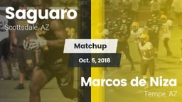 Matchup: Saguaro  vs. Marcos de Niza  2018