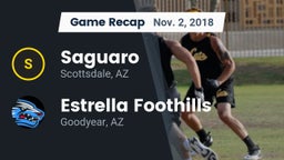 Recap: Saguaro  vs. Estrella Foothills  2018