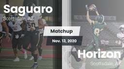 Matchup: Saguaro  vs. Horizon  2020