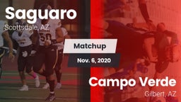 Matchup: Saguaro  vs. Campo Verde  2020