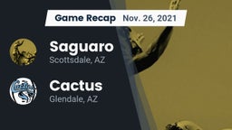 Recap: Saguaro  vs. Cactus  2021