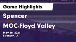 Spencer  vs MOC-Floyd Valley  Game Highlights - May 10, 2021