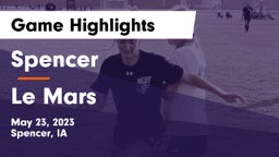 Spencer  vs Le Mars  Game Highlights - May 23, 2023