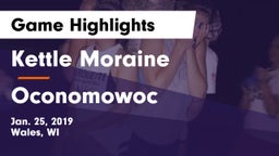 Kettle Moraine  vs Oconomowoc  Game Highlights - Jan. 25, 2019