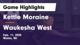 Kettle Moraine  vs Waukesha West  Game Highlights - Feb. 11, 2020