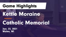 Kettle Moraine  vs Catholic Memorial Game Highlights - Jan. 22, 2021