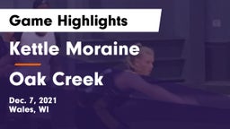 Kettle Moraine  vs Oak Creek  Game Highlights - Dec. 7, 2021