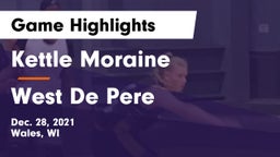 Kettle Moraine  vs West De Pere  Game Highlights - Dec. 28, 2021