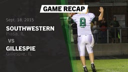 Southwestern football highlights Recap: Southwestern  vs. Gillespie  2015