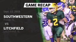 Southwestern football highlights Recap: Southwestern  vs. Litchfield  2015