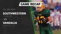 Southwestern football highlights Recap: Southwestern  vs. Vandalia  2015