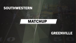 Southwestern football highlights Matchup: Southwestern High vs. Greenville 2016
