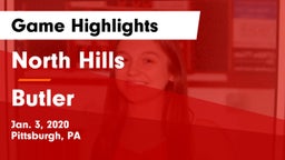North Hills  vs Butler  Game Highlights - Jan. 3, 2020