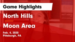 North Hills  vs Moon Area  Game Highlights - Feb. 4, 2020