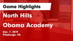 North Hills  vs Obama Academy Game Highlights - Dec. 7, 2019