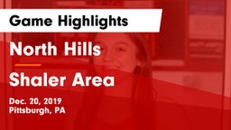 North Hills  vs Shaler Area  Game Highlights - Dec. 20, 2019
