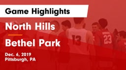 North Hills  vs Bethel Park  Game Highlights - Dec. 6, 2019