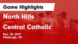 North Hills  vs Central Catholic  Game Highlights - Dec. 20, 2019