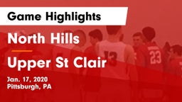 North Hills  vs Upper St Clair Game Highlights - Jan. 17, 2020