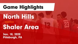 North Hills  vs Shaler Area  Game Highlights - Jan. 18, 2020