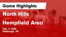 North Hills  vs Hempfield Area  Game Highlights - Feb. 4, 2020