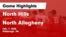 North Hills  vs North Allegheny  Game Highlights - Feb. 7, 2020