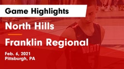 North Hills  vs Franklin Regional  Game Highlights - Feb. 6, 2021