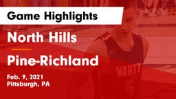 North Hills  vs Pine-Richland  Game Highlights - Feb. 9, 2021