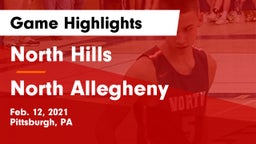 North Hills  vs North Allegheny  Game Highlights - Feb. 12, 2021