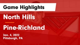 North Hills  vs Pine-Richland  Game Highlights - Jan. 4, 2022
