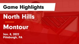 North Hills  vs Montour  Game Highlights - Jan. 8, 2022