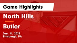 North Hills  vs Butler  Game Highlights - Jan. 11, 2022