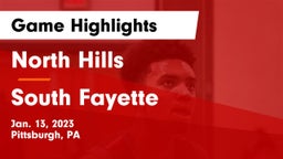 North Hills  vs South Fayette  Game Highlights - Jan. 13, 2023
