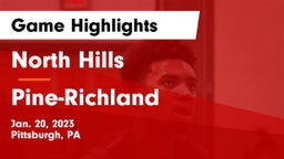 North Hills  vs Pine-Richland  Game Highlights - Jan. 20, 2023