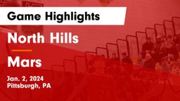 North Hills  vs Mars  Game Highlights - Jan. 2, 2024
