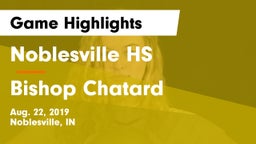 Noblesville HS vs Bishop Chatard  Game Highlights - Aug. 22, 2019