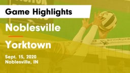 Noblesville  vs Yorktown  Game Highlights - Sept. 15, 2020