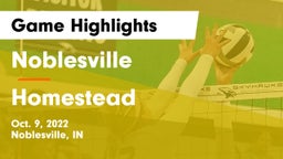 Noblesville  vs Homestead  Game Highlights - Oct. 9, 2022