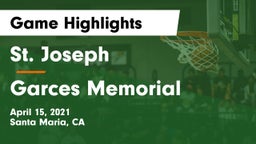 St. Joseph  vs Garces Memorial  Game Highlights - April 15, 2021