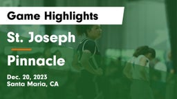 St. Joseph  vs Pinnacle  Game Highlights - Dec. 20, 2023