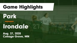 Park  vs Irondale  Game Highlights - Aug. 27, 2020