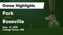 Park  vs Roseville  Game Highlights - Sept. 10, 2020