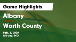 Albany  vs Worth County  Game Highlights - Feb. 6, 2020