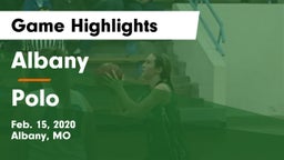 Albany  vs Polo  Game Highlights - Feb. 15, 2020