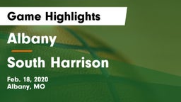 Albany  vs South Harrison  Game Highlights - Feb. 18, 2020