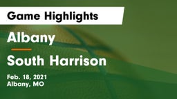 Albany  vs South Harrison  Game Highlights - Feb. 18, 2021
