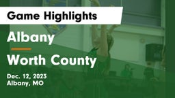 Albany  vs Worth County  Game Highlights - Dec. 12, 2023