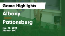 Albany  vs Pattonsburg  Game Highlights - Jan. 18, 2024
